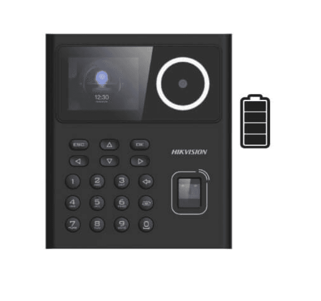 CONTROL DE ACCESO Y ASISTENCIA WIFI C/BATERIA ACEPTA 500 ROSTROS|1,000 TARJETAS EM|1,000 HUELLAS HIKVISION - imagen 1